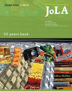 Journal of Lanscape architecture La Villette Versatile Monument 30 years back