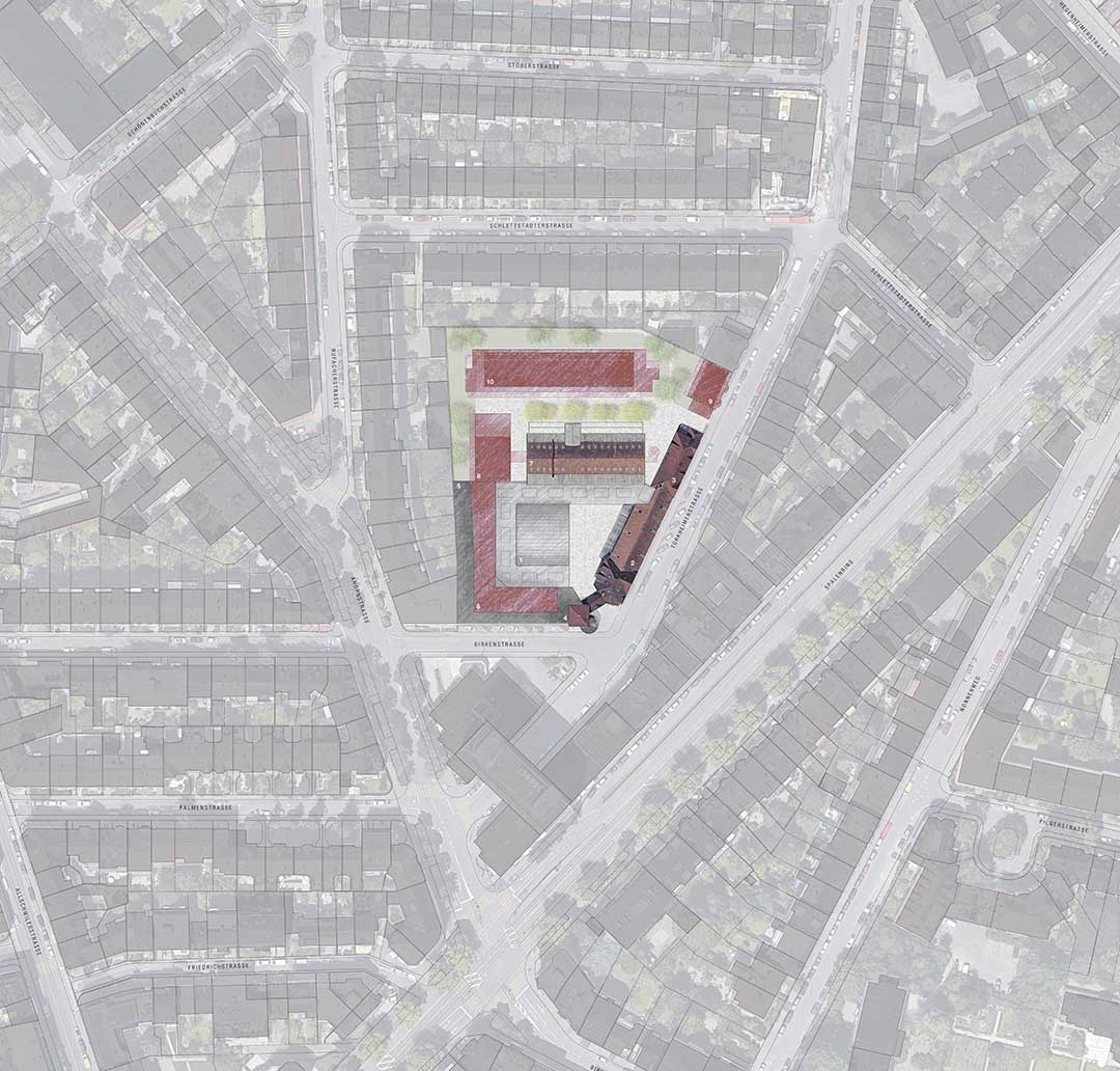 Settelen Areal Basel Diener & Diener Architekten Studienauftrag