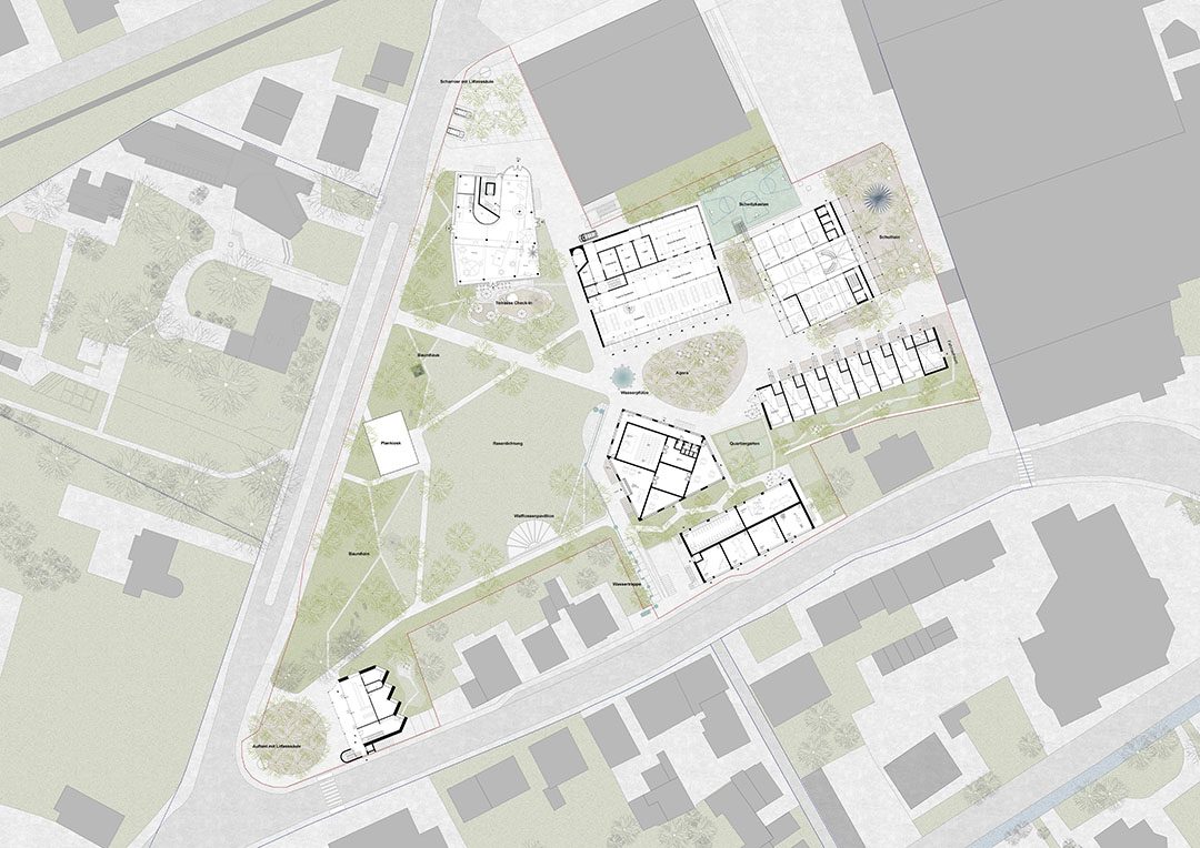 Fabric Areal Schöpflin Lörrach Studio Céline Baumann META Landschaftsarchitektur BeL Sozietät für Architektur, Clauss Merz, ifau, NL Architects civic design